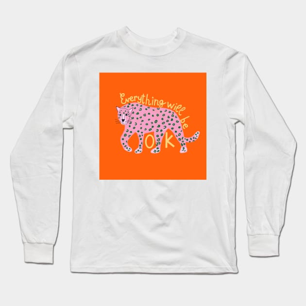 Everything will be ok Long Sleeve T-Shirt by barbsiegraphy